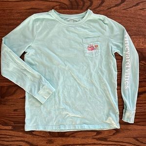 Vineyard Vines Santa Ski Long Sleeve Tee